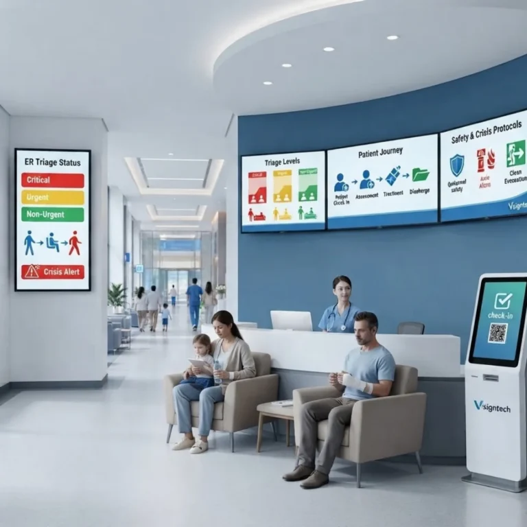 จอ Digital Signage โรงพยาบาล